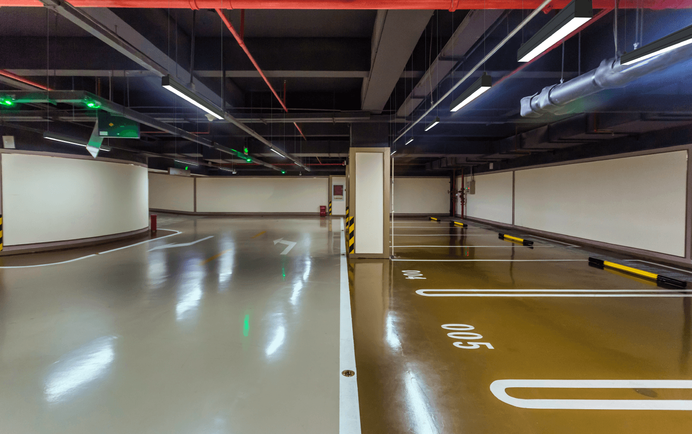Underground Parking - проектирование освещения от компании Световые Технологии