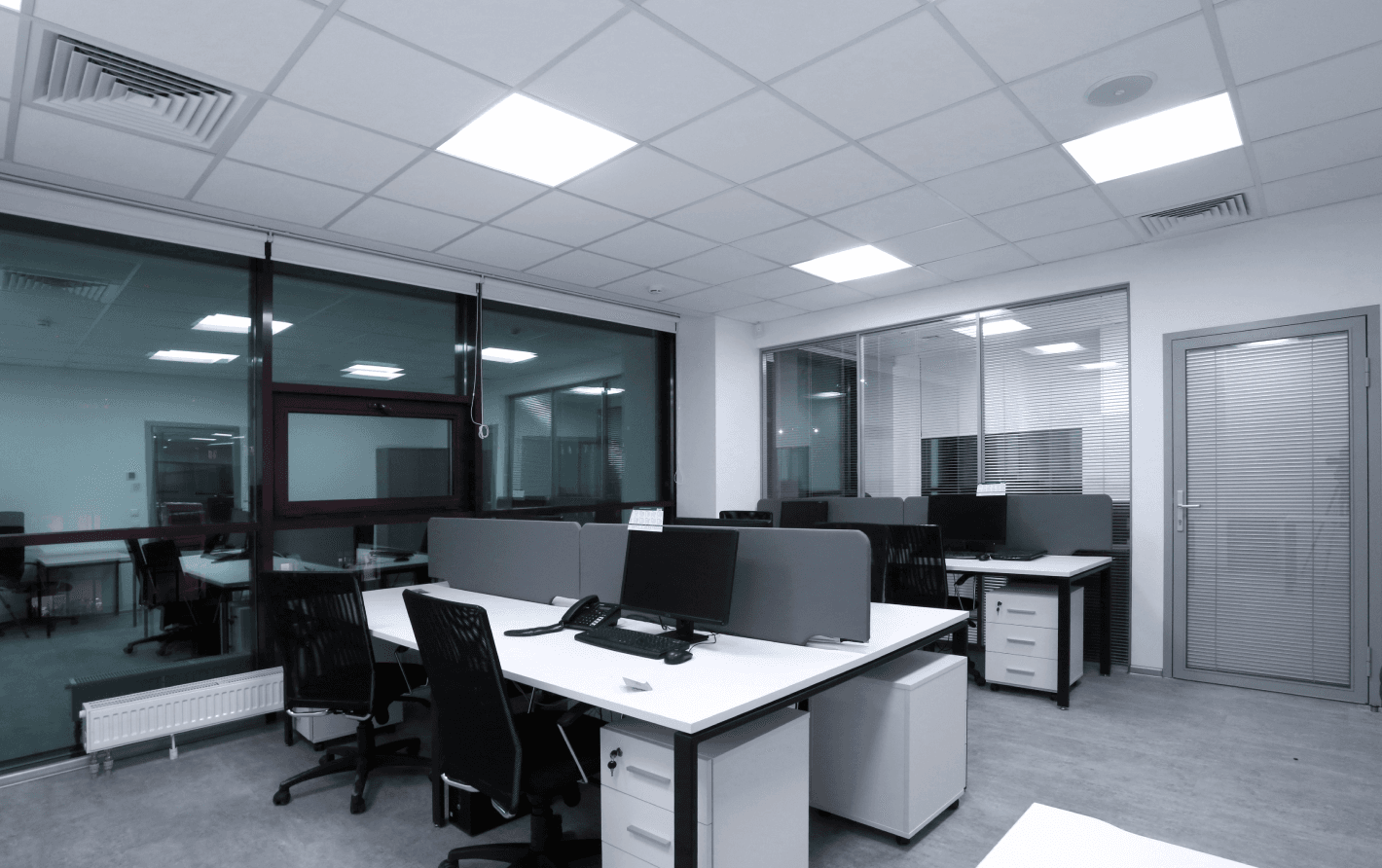 employee offices - проектирование освещения от компании Световые Технологии
