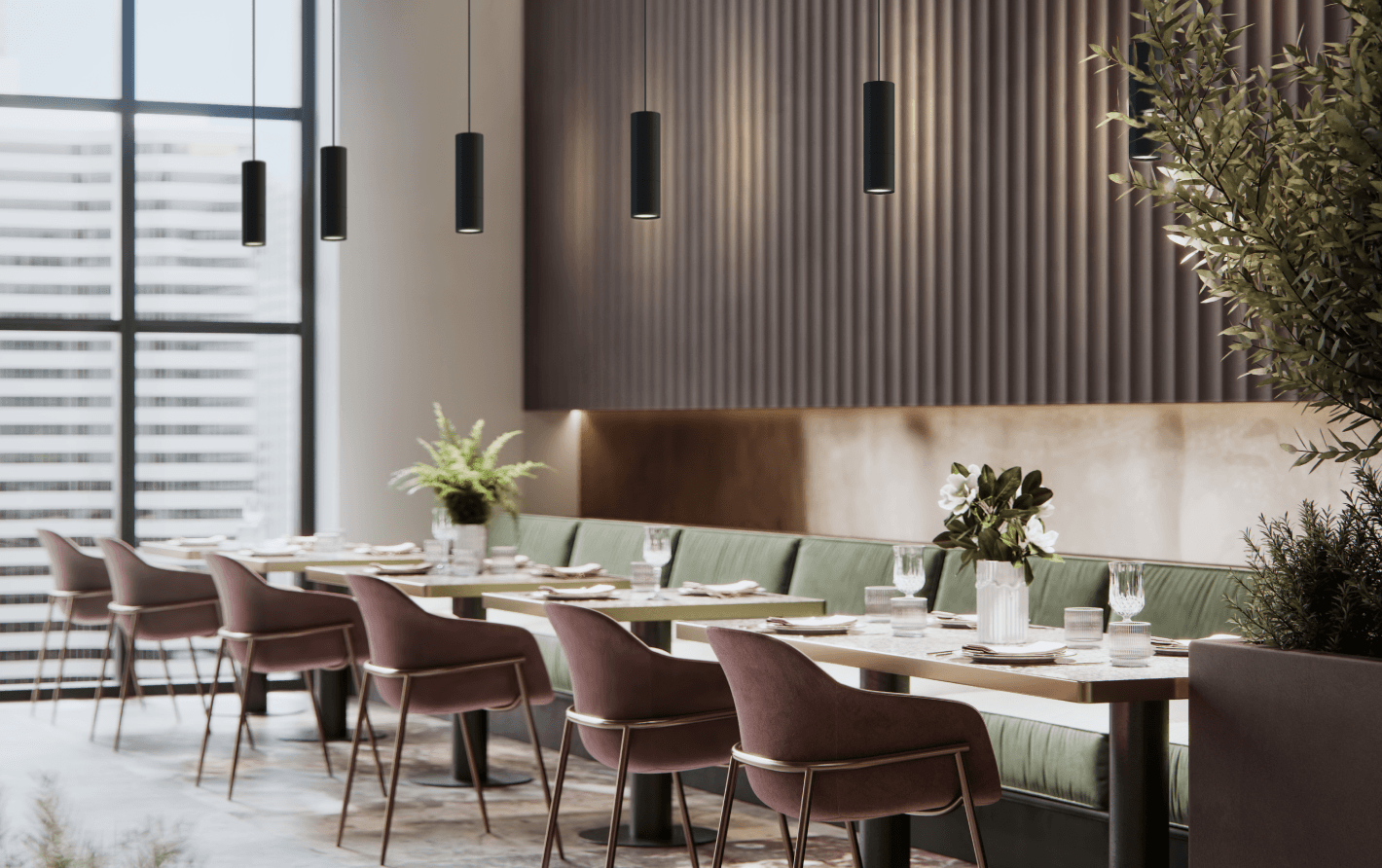 restaurants and bars - проектирование освещения от компании Световые Технологии