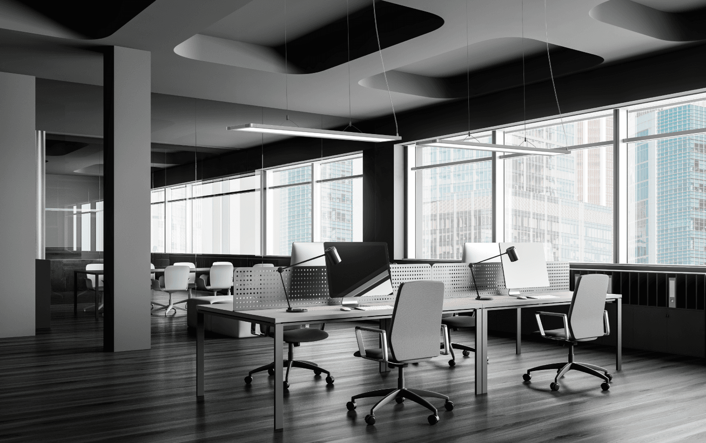 coworking space - проектирование освещения от компании Световые Технологии