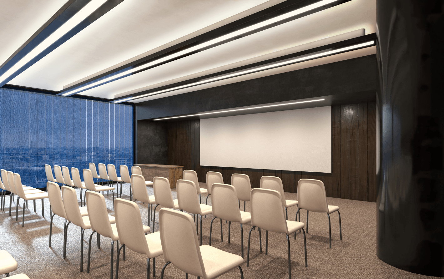 conference rooms - проектирование освещения от компании Световые Технологии