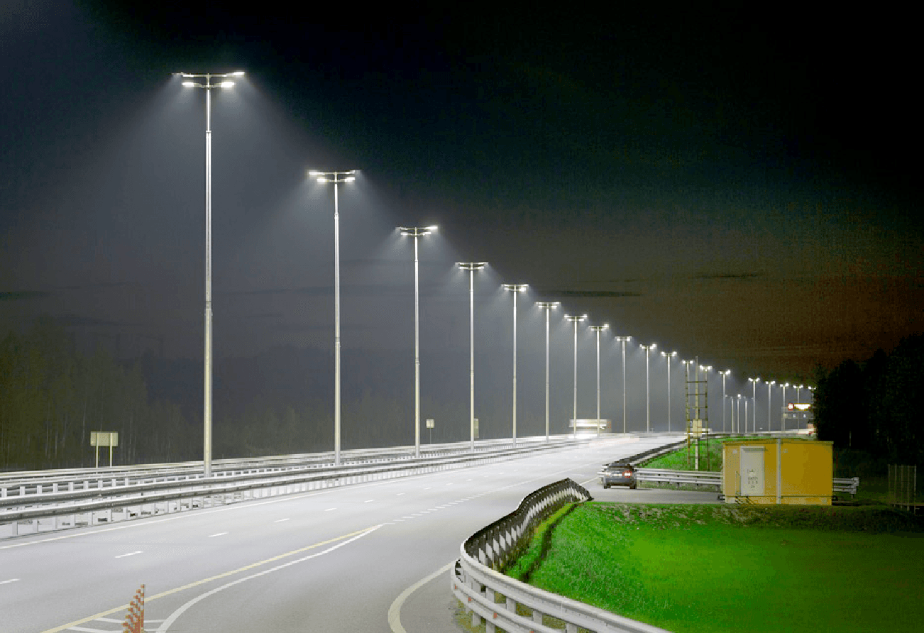 Федеральная трасса М-11 - проектирование освещения от компании Световые Технологии
