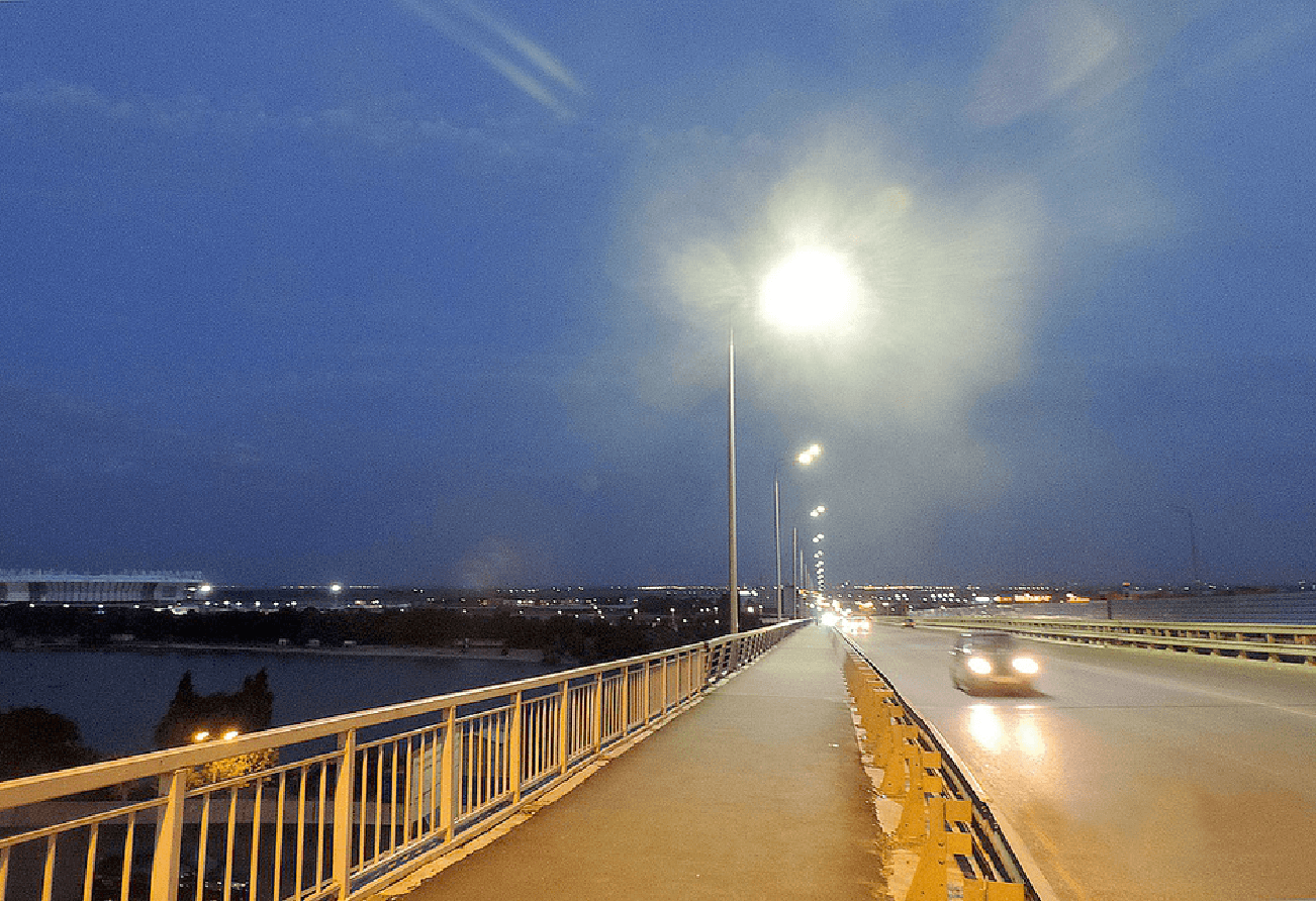 Ворошиловский мост - проектирование освещения от компании Световые Технологии