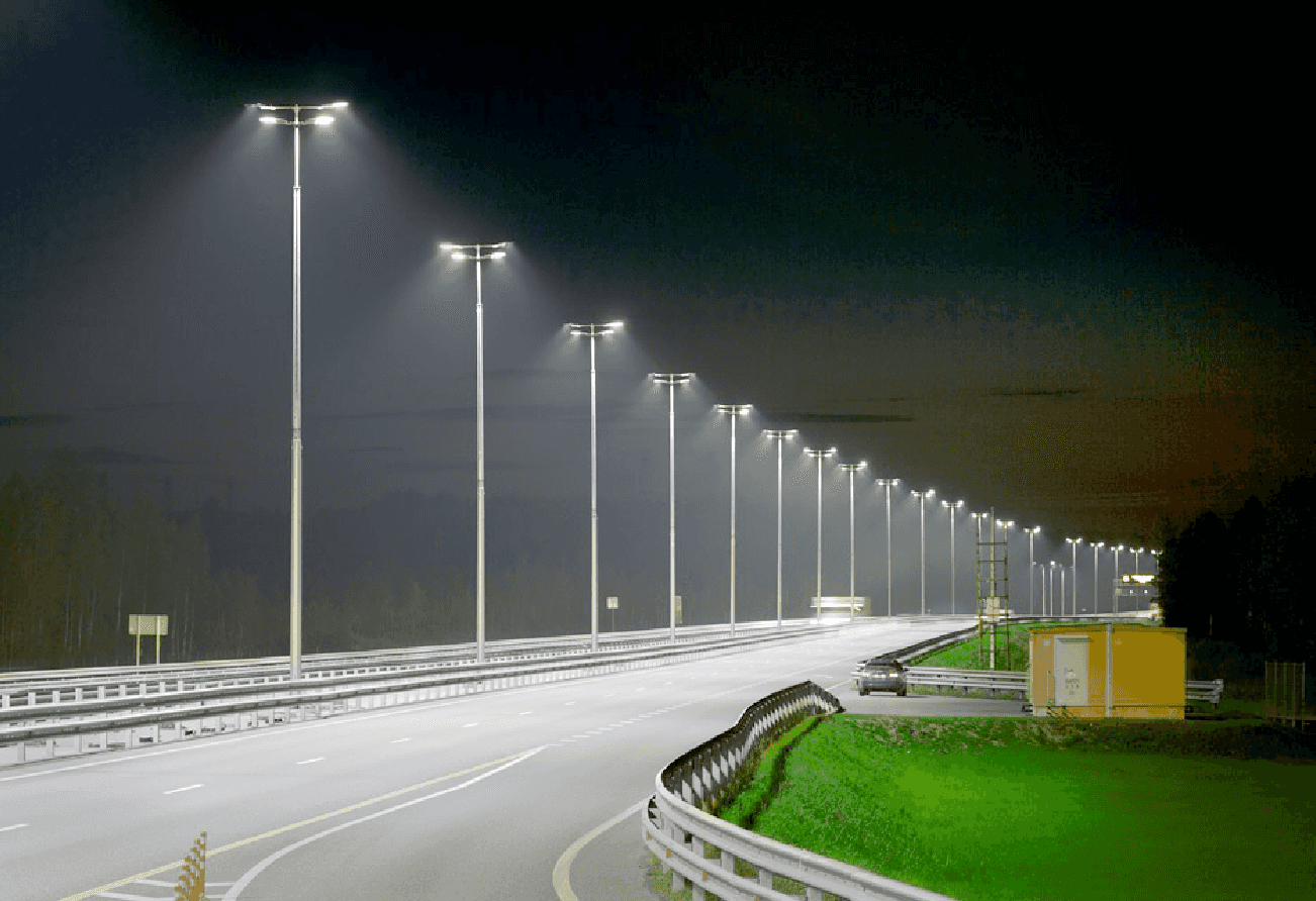 Federal Highway M11 - проектирование освещения от компании Световые Технологии