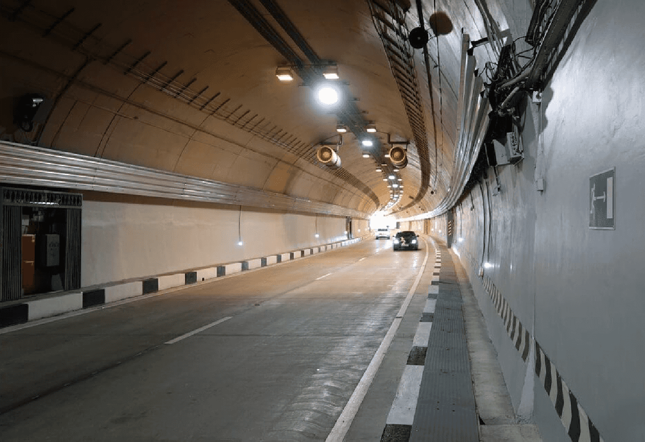 Sochi-Dzhugba road tunnel - проектирование освещения от компании Световые Технологии