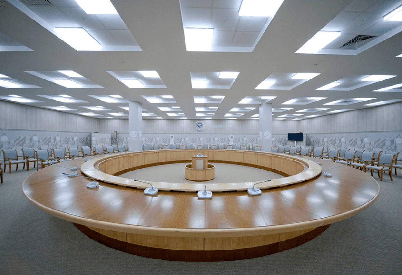 Congress hall in Ufa - проектирование освещения от компании Световые Технологии