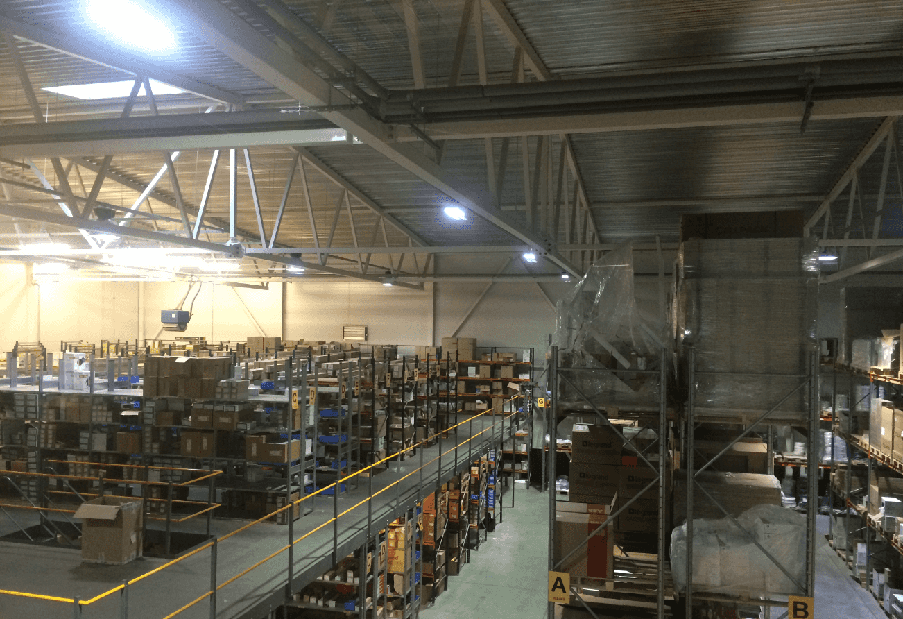 Central warehouse, SLO Latvia - проектирование освещения от компании Световые Технологии