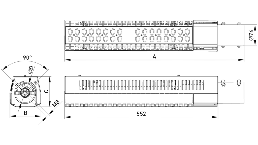 взрывозащищенные светильники HB LED Ex, артикул 1224002410