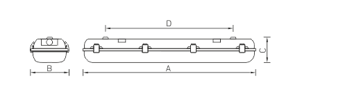 до 5 метров ARCTIC.OPL ECO LED 1200 MS 5000K, артикул 1088000200