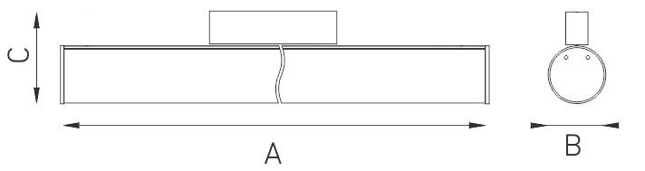 линейные системы T120 S LED 2250 3000K (38W), артикул 1250000220