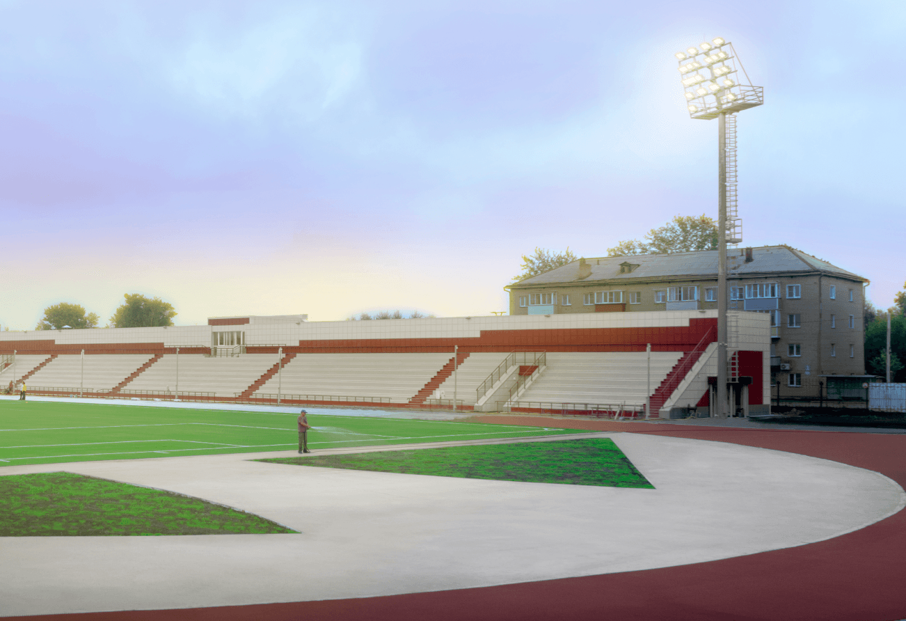 Trud Stadium - проектирование освещения от компании Световые Технологии