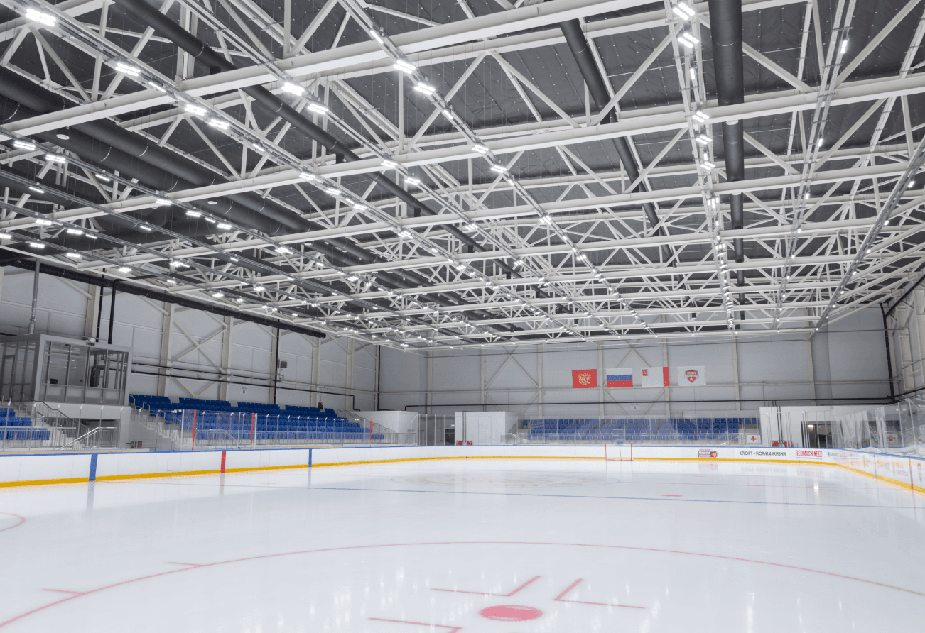 Ледовый дворец «ВологдАрена» - проектирование освещения от компании Световые Технологии